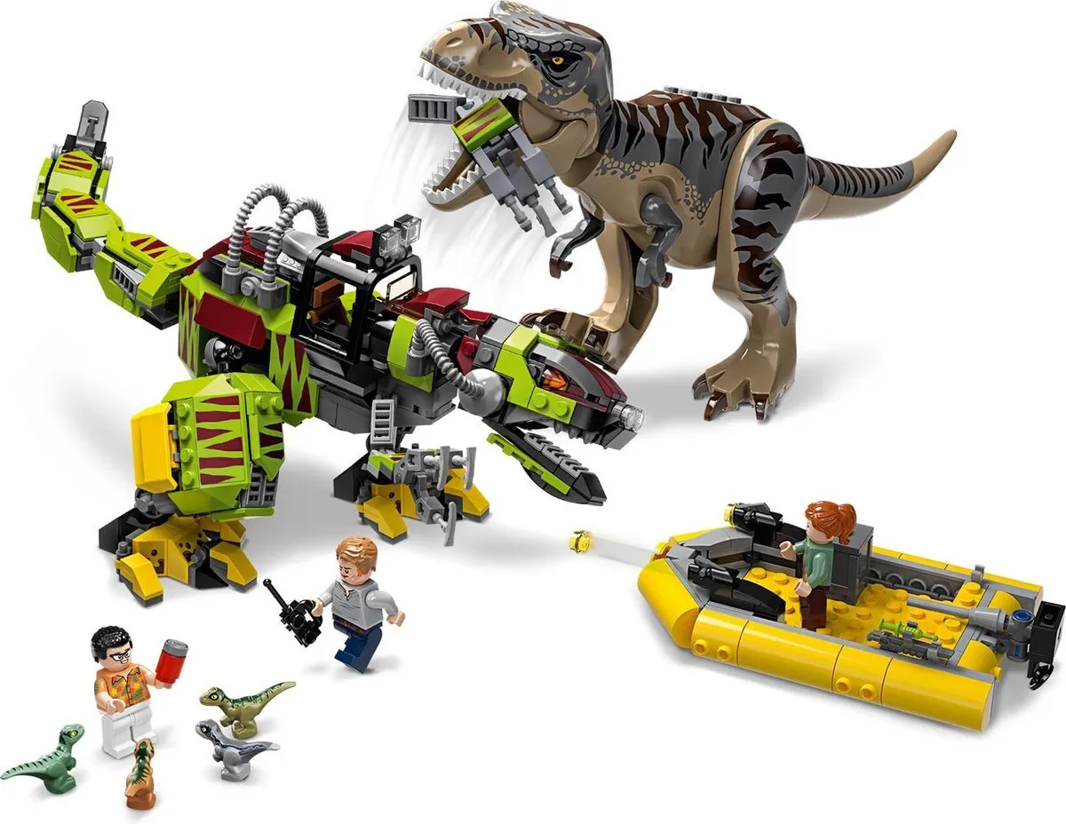 LEGO Jurassic World T. Rex vs. Dinomecha Gevecht 75938 - 716 Stukken