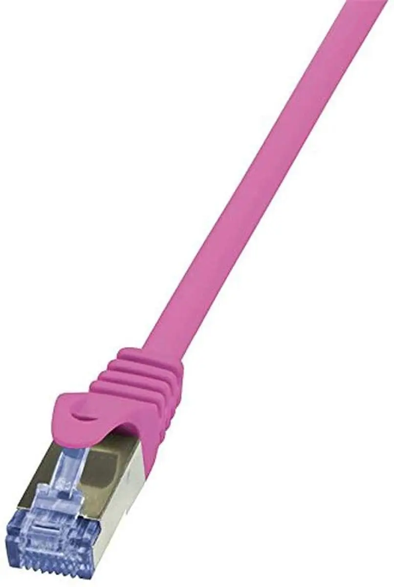 LogiLink CAT6A S/FTP Patchkabel AWG26 PIMF roze 3,00m