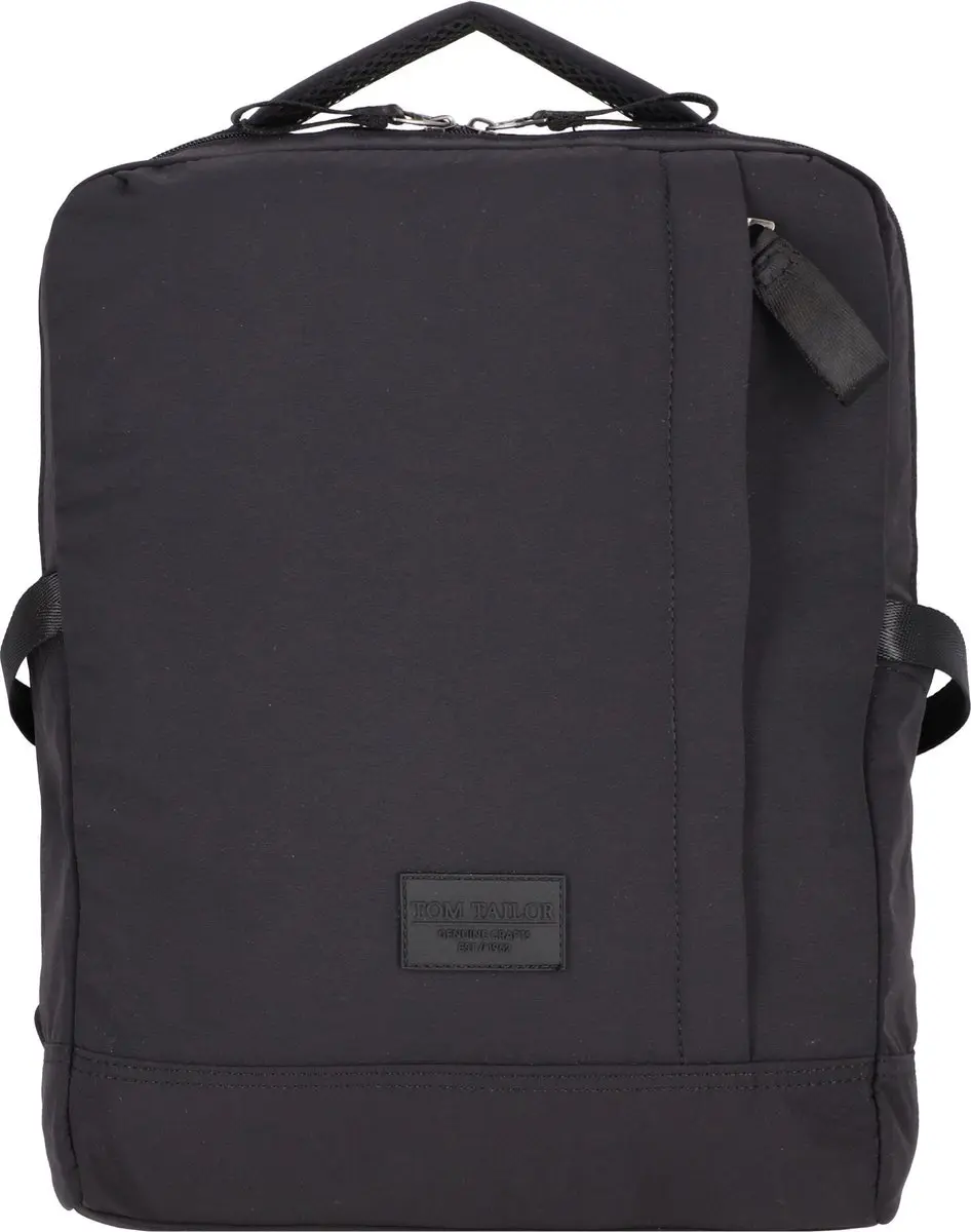 TOM TAILOR Laptop rugzak Rugzak met laptopvak Boston Backpack Black Zwart