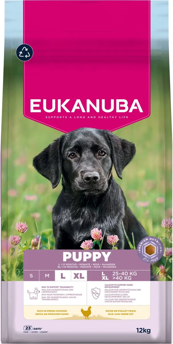 Eukanuba Puppy Large Breed Kip Hondenbrokken 3kg - afbeelding 6 van 6