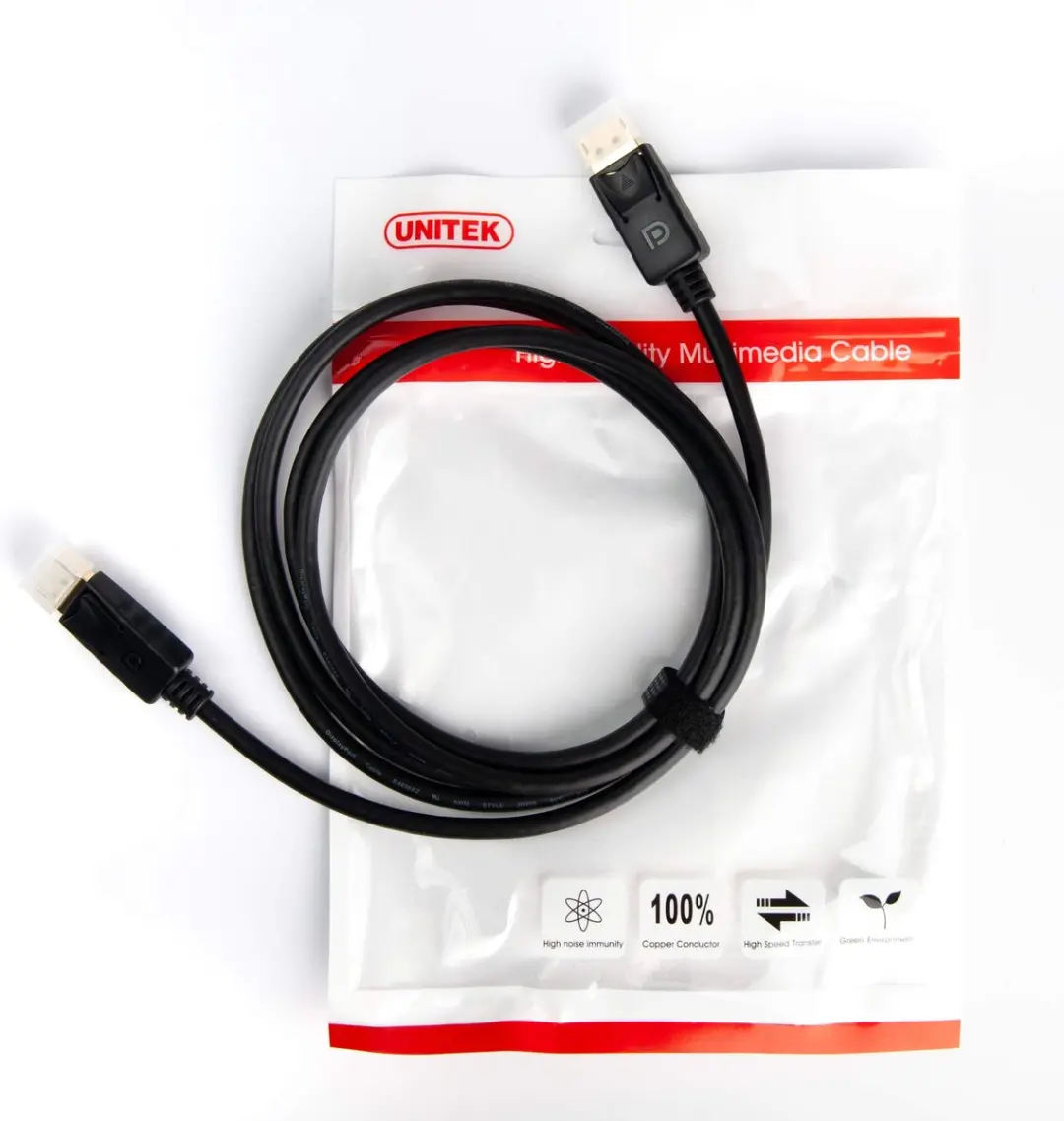 Unitek Y-C608BK DisplayPort kabel 2m - Zwart - afbeelding 5 van 6
