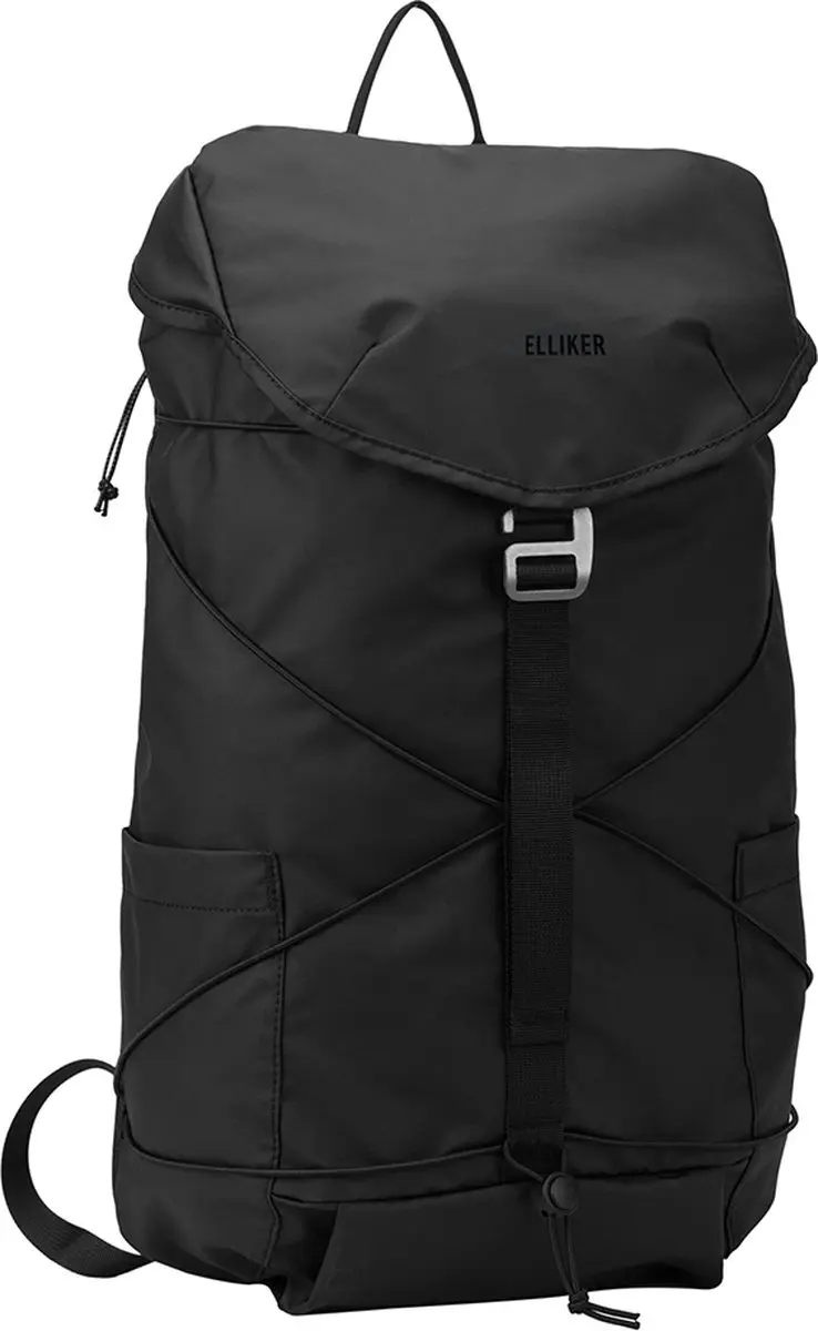 Elliker Wharfe Flap Over Backpack 22L - Zwart - afbeelding 2 van 6