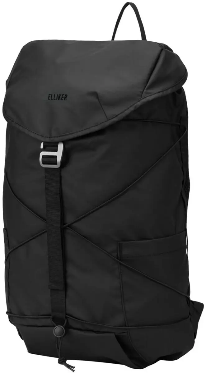 Elliker Wharfe Flap Over Backpack 22L - Zwart - afbeelding 5 van 6