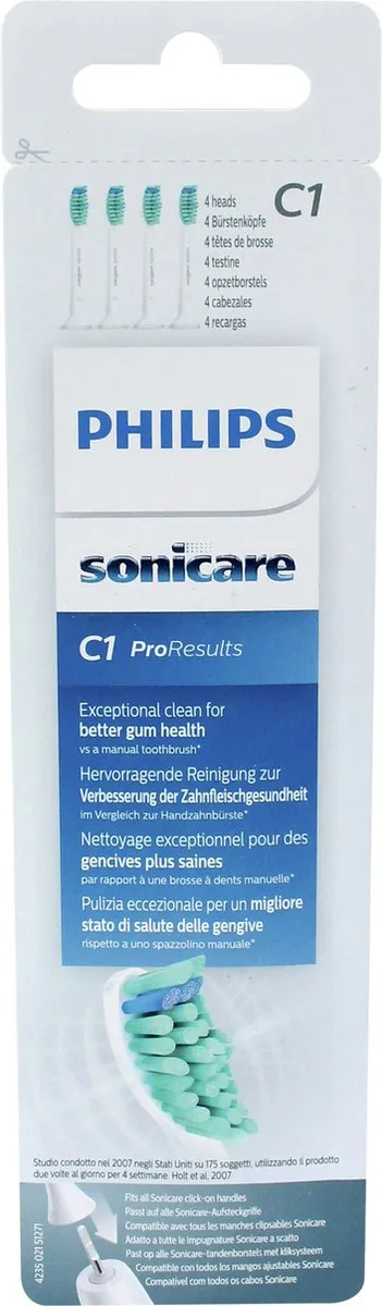 Philips Sonicare ProResults HX6014/07 Opzetborstels - 4 Stuks