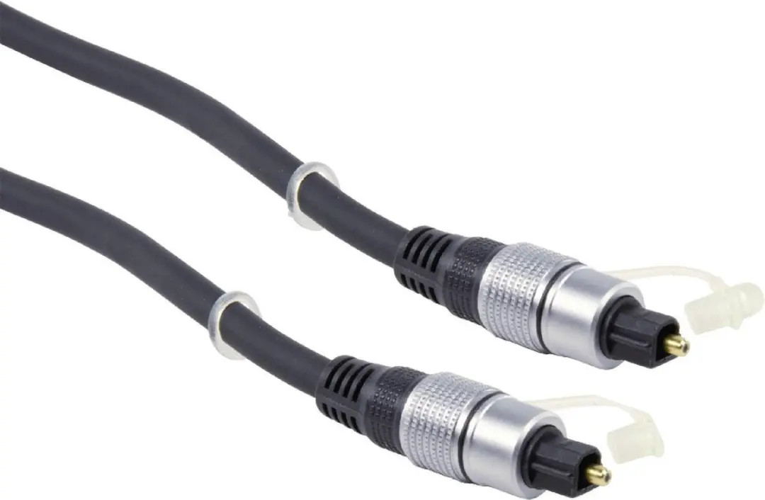 Nedis Optische audiokabel TosLink Male 1.5m Antraciet - afbeelding 2 van 6
