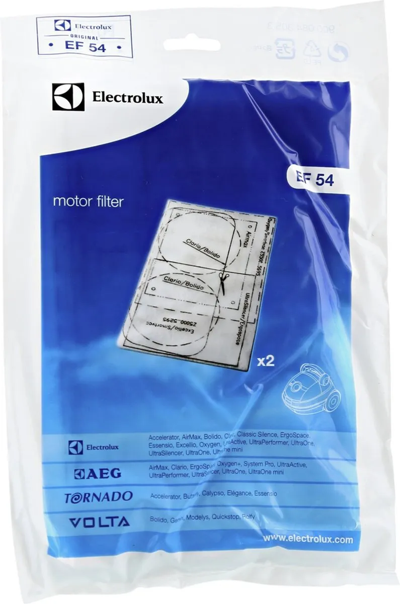 Electrolux EF54 2-Motorfilters - Kleurenmix
