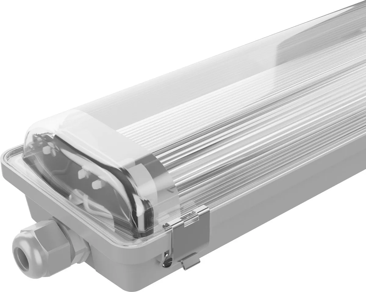 Ledvion LED TL Armatuur 120cm Dubbel - Grijs - IP65