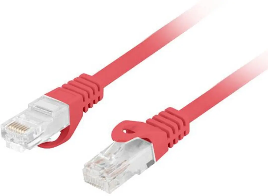 Lanberg UTP Kabel Cat.6 1,5m Rood