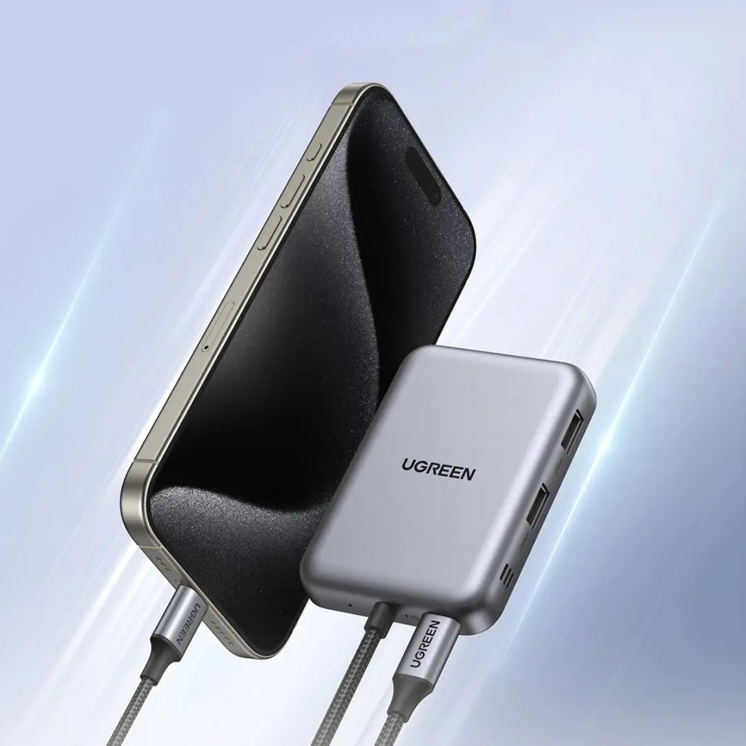 Ugreen Hub USB-C 7-in-1 CM896 Grijs - afbeelding 5 van 6