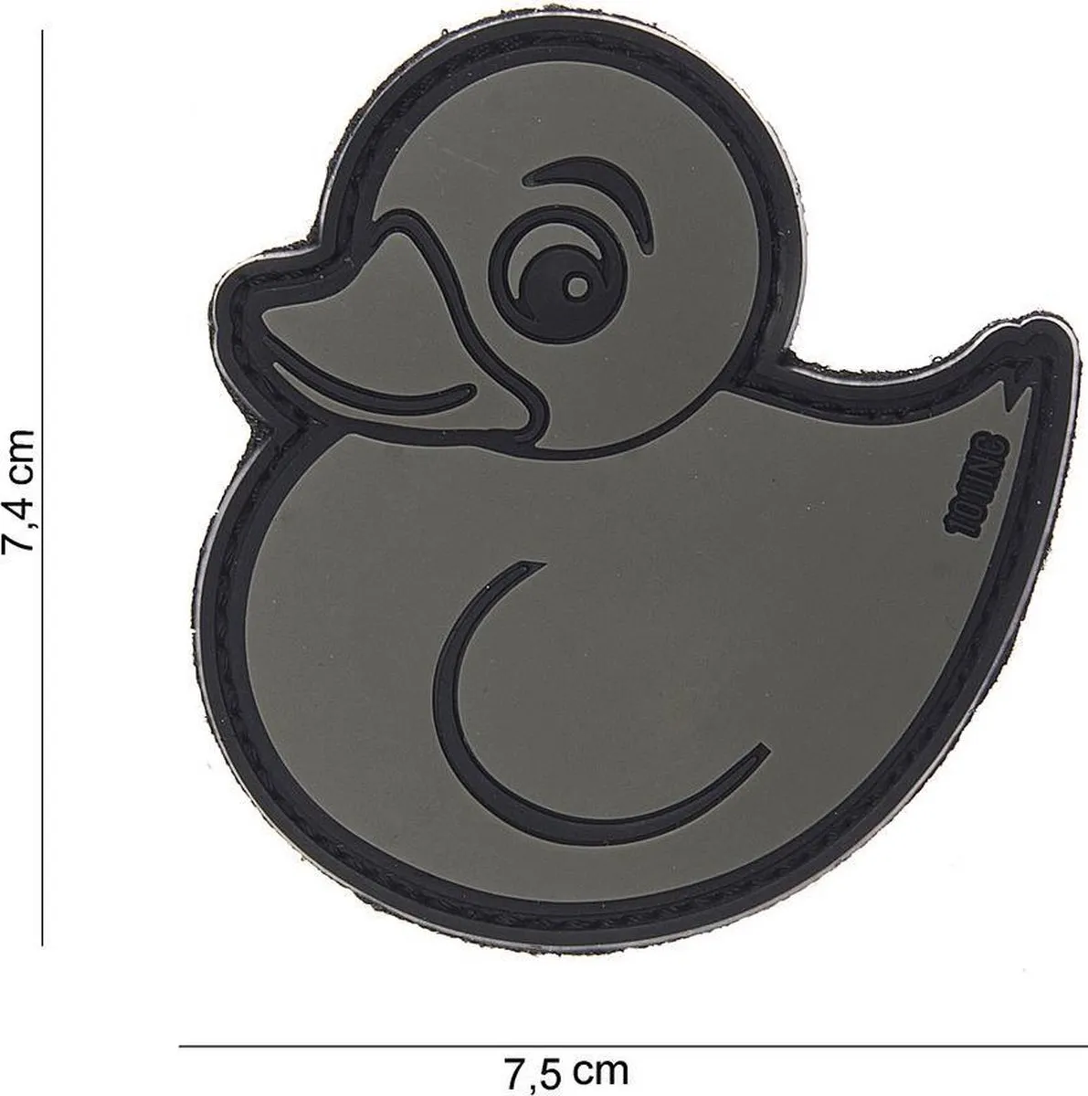 101 Inc Embleem 3D Rubber Duck Grijs
