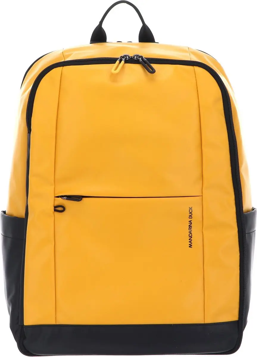 MANDARINA DUCK laptop rugzak rugzak met laptopvak Eco Coated Backpack Duck Yello