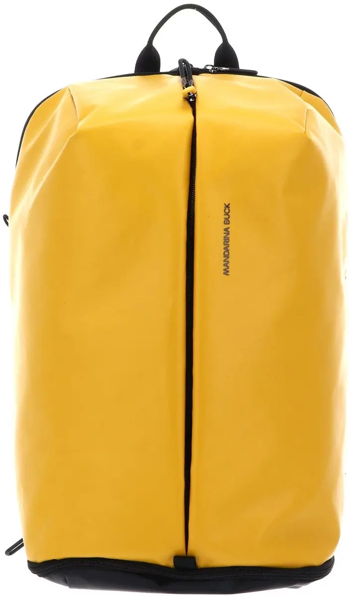 MANDARINA DUCK laptop rugzak rugzak met laptopvak Eco Coated Backpack Duck Yello