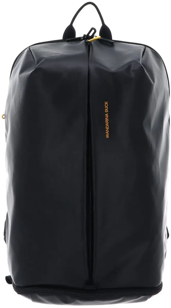 MANDARINA DUCK laptop rugzak rugzak met laptopvak Eco Coated Backpack Black zwar