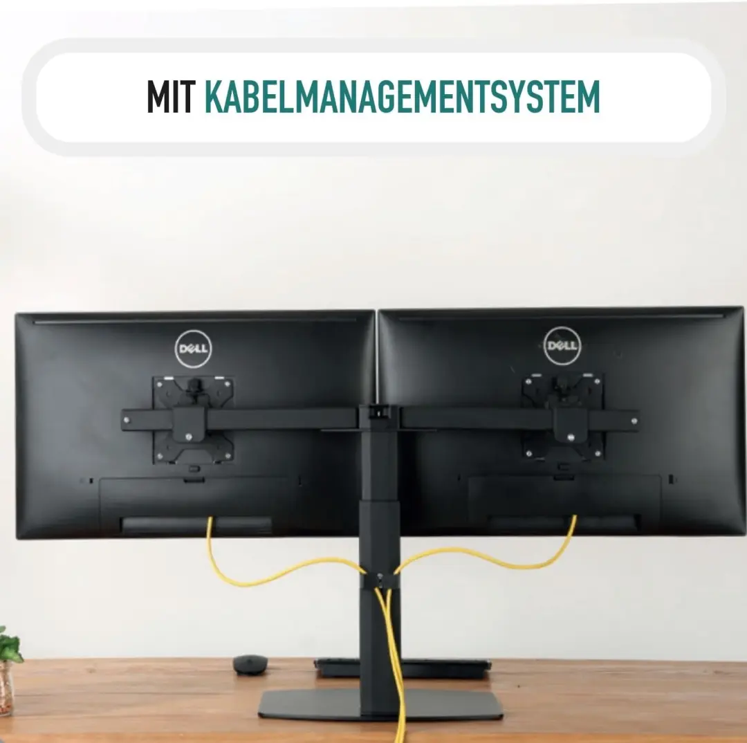 Ewent EW1538 Monitorsteun 27" Zwart - afbeelding 5 van 6