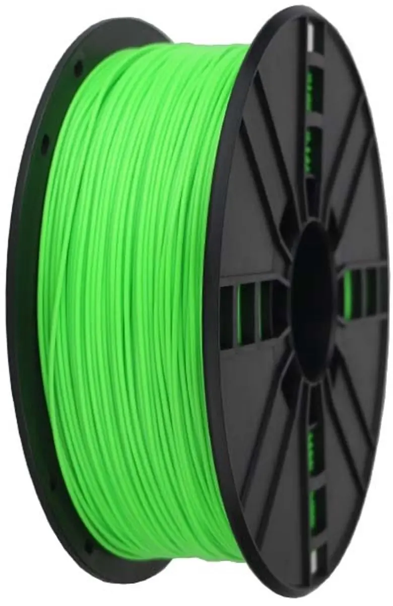 Gembird 3D ABS Filament 1.75mm Fluor Groen 1kg - afbeelding 5 van 6