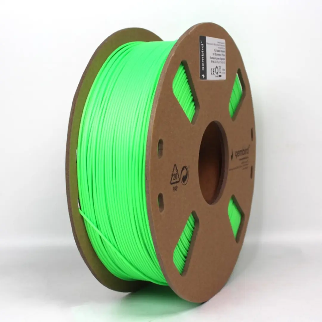 Gembird 3D ABS Filament 1.75mm Fluor Groen 1kg