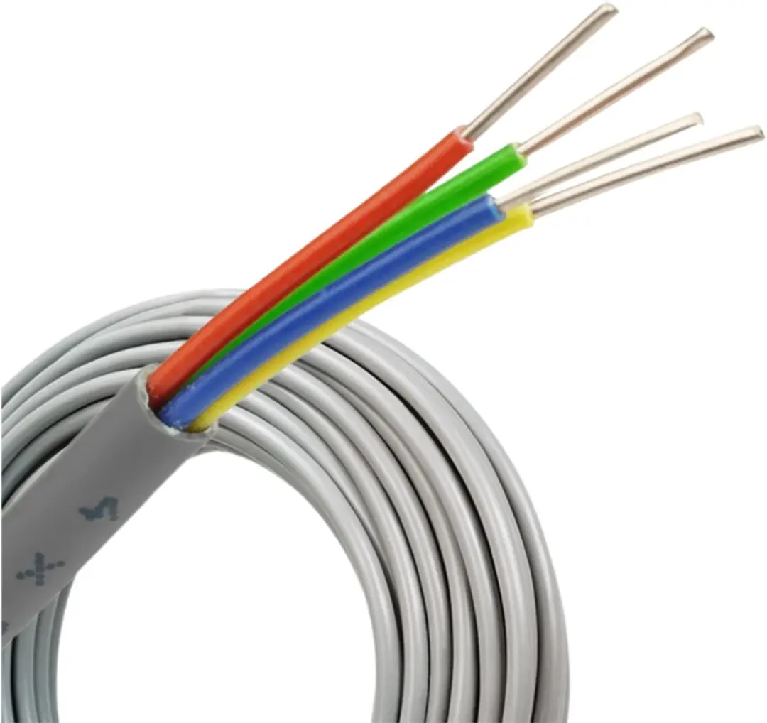 Dynamic signaalkabel Yr 4x0,8mm Dca-s2,d0,a3 grijs per rol 100 meter