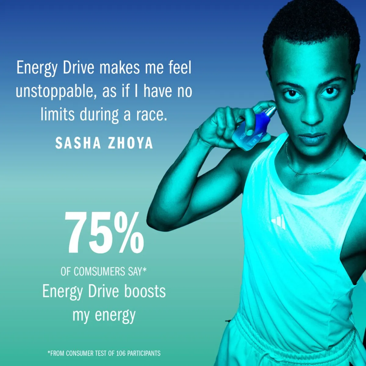 Adidas Vibes Energy Drive Eau de Parfum 30ml