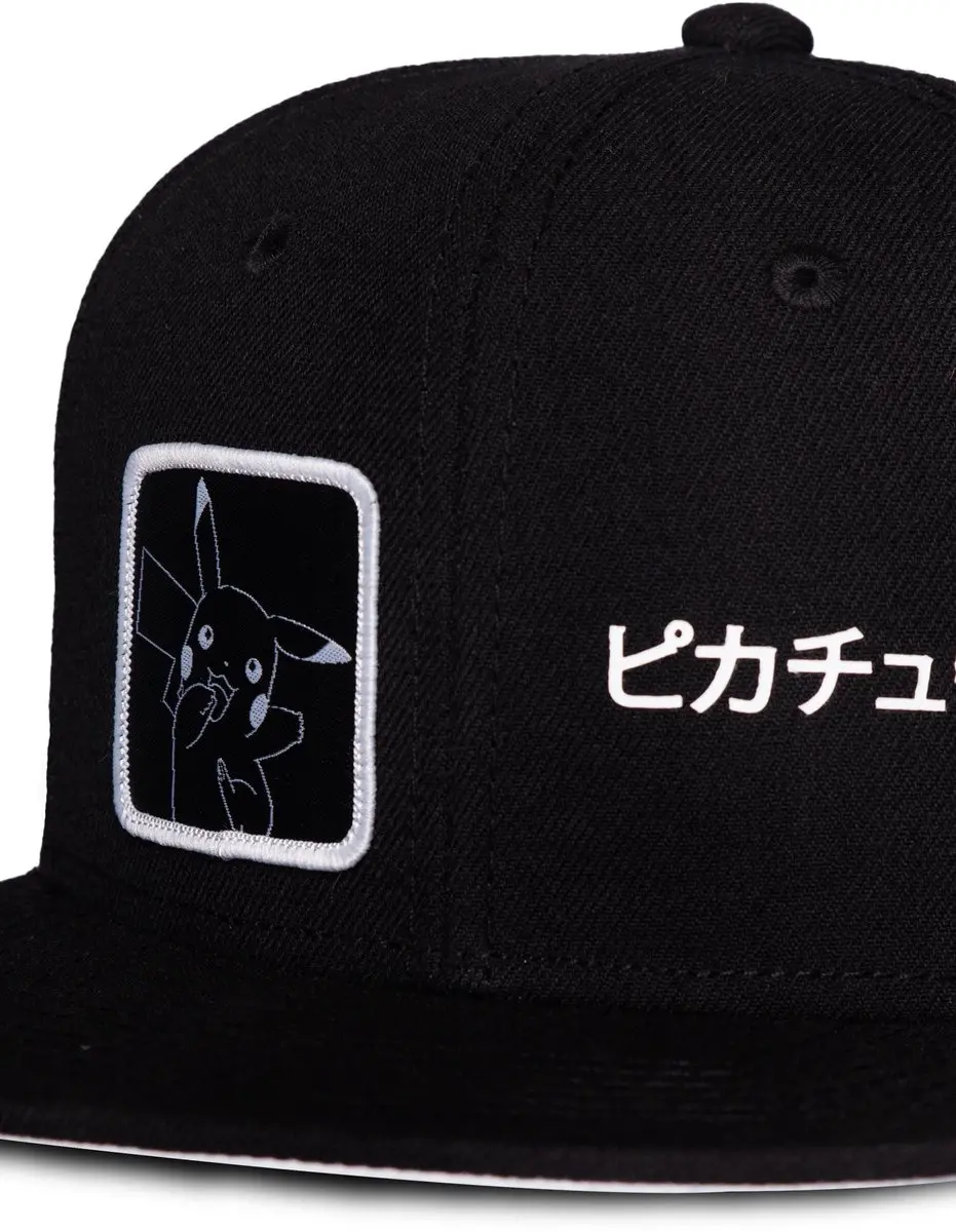Pokémon Pikachu Snapback Pet - Zwart - afbeelding 2 van 6