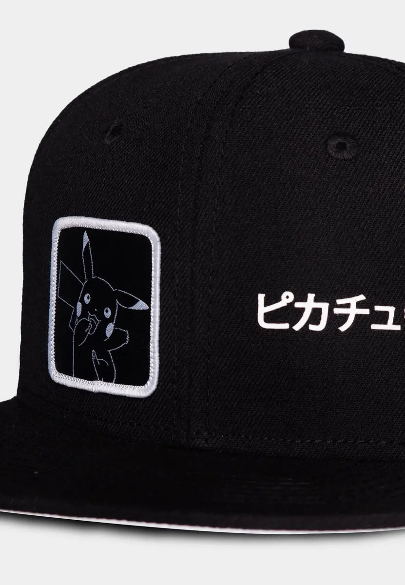 Pokémon Pikachu Snapback Pet - Zwart - afbeelding 6 van 6