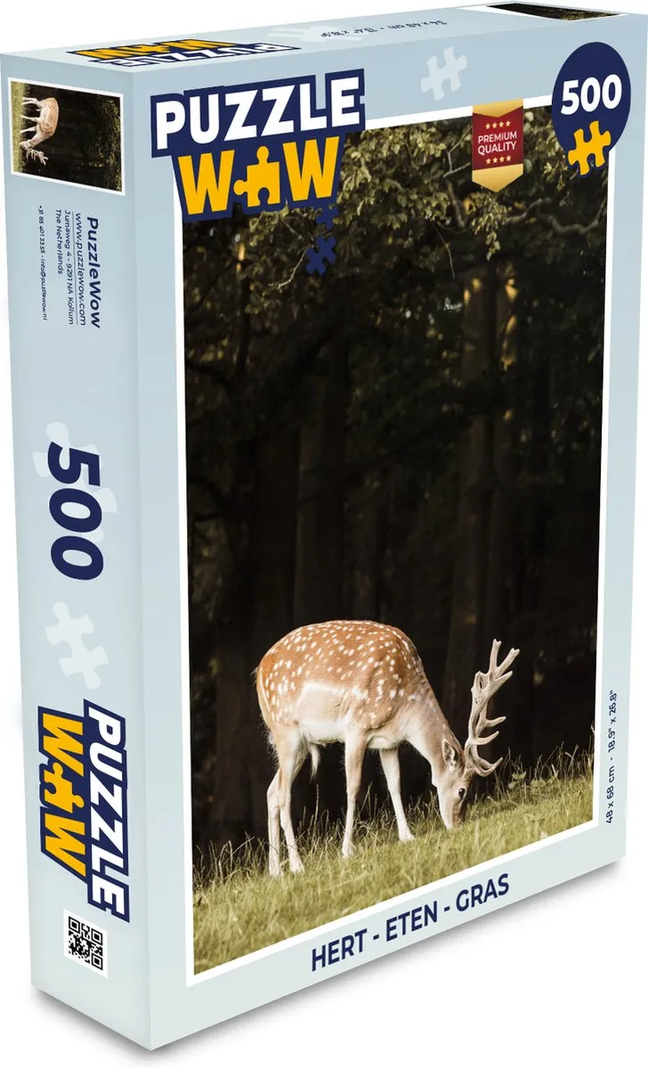 PuzzleWow Hert Legpuzzel 500 Stuks