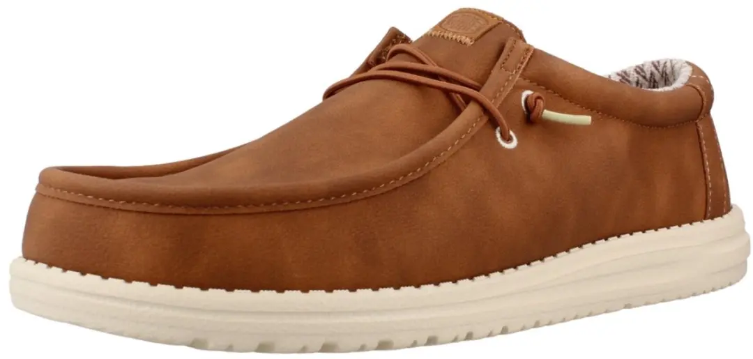 Hey Dude Wally Classic Bootschoenen - Lichtbruin Beige - afbeelding 2 van 6