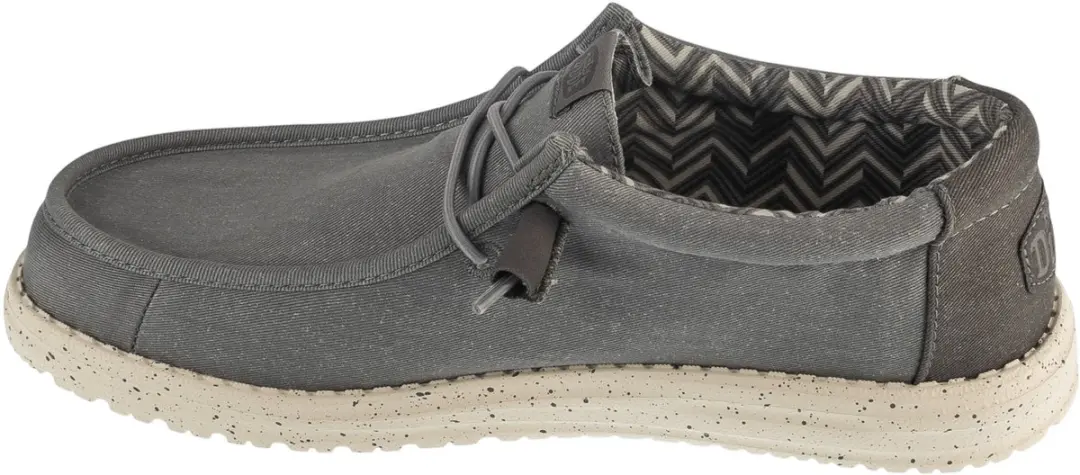 Hey Dude Wally Stretch Canvas Sneakers Grijs - afbeelding 5 van 6