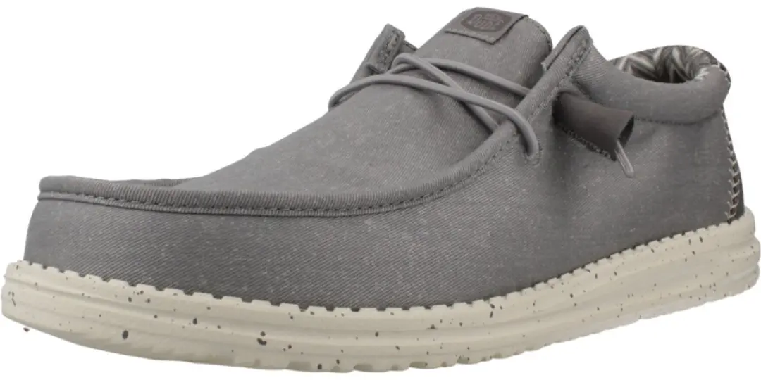 Hey Dude Wally Stretch Canvas Sneakers Grijs - afbeelding 3 van 6