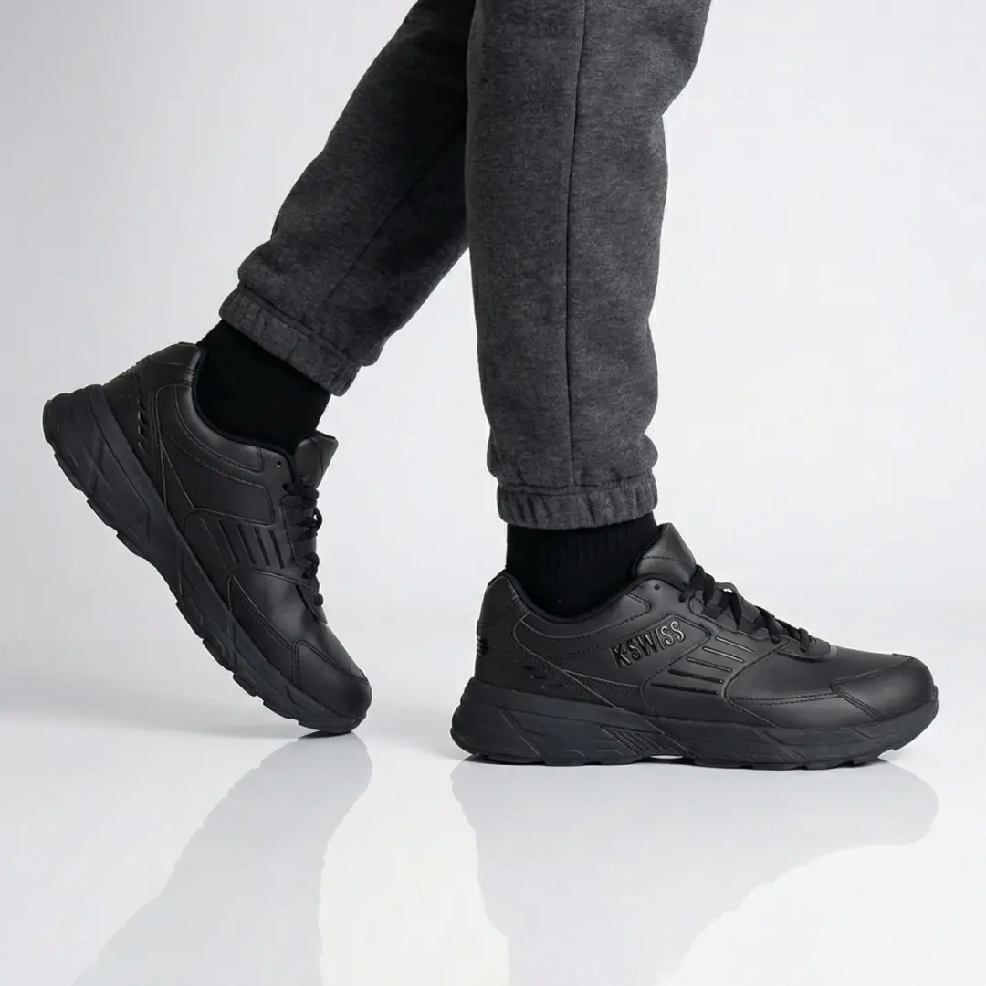 K-Swiss Heren Fario LTH Trainer 04778-001-M Zwart - afbeelding 2 van 6