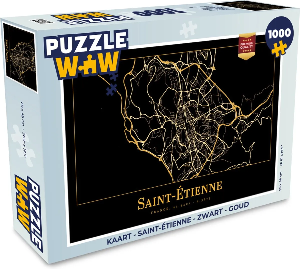PuzzleWow Saint-Étienne Legpuzzel 1000 Stuks
