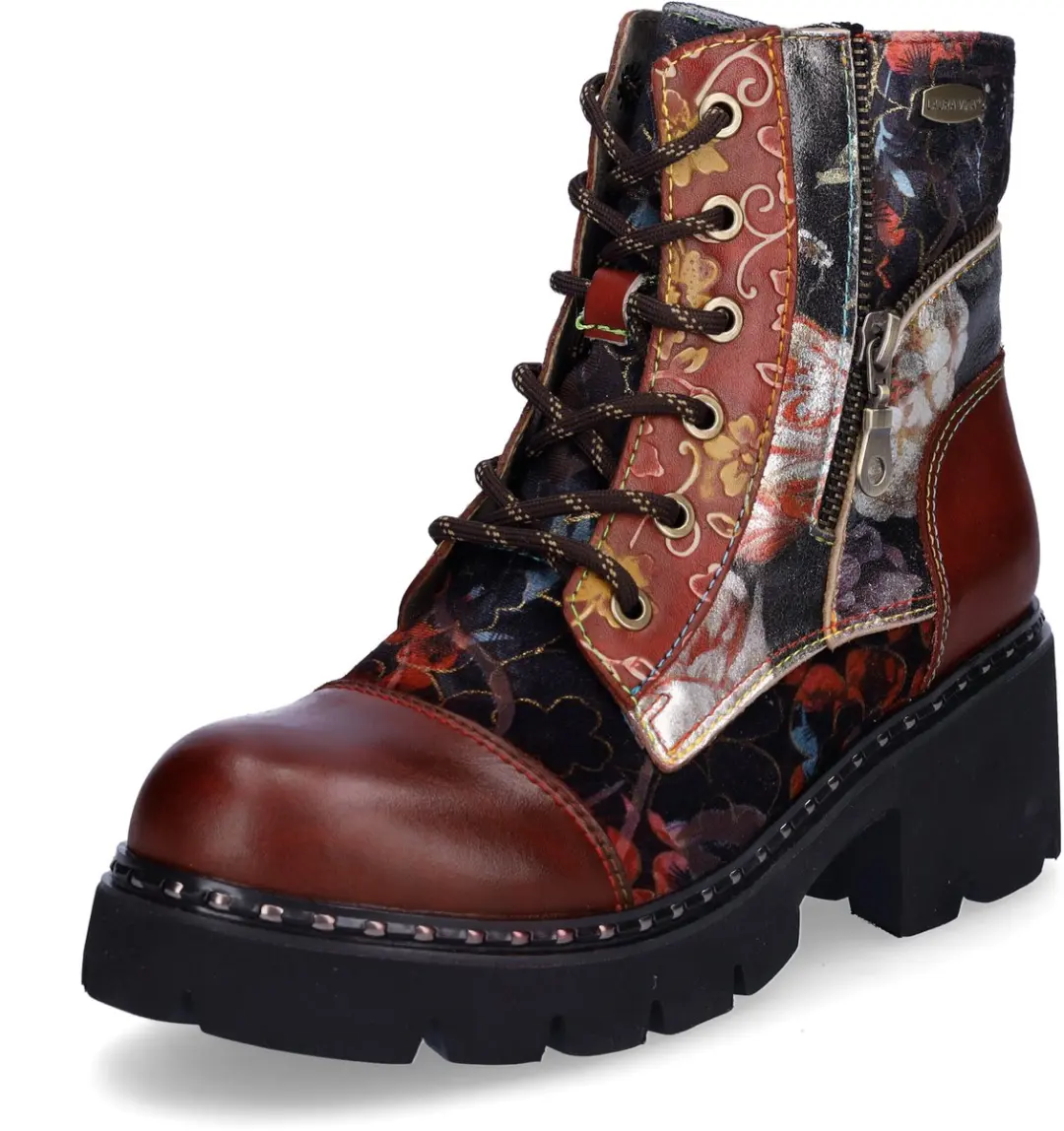 Laura Vita dames veterboot rood