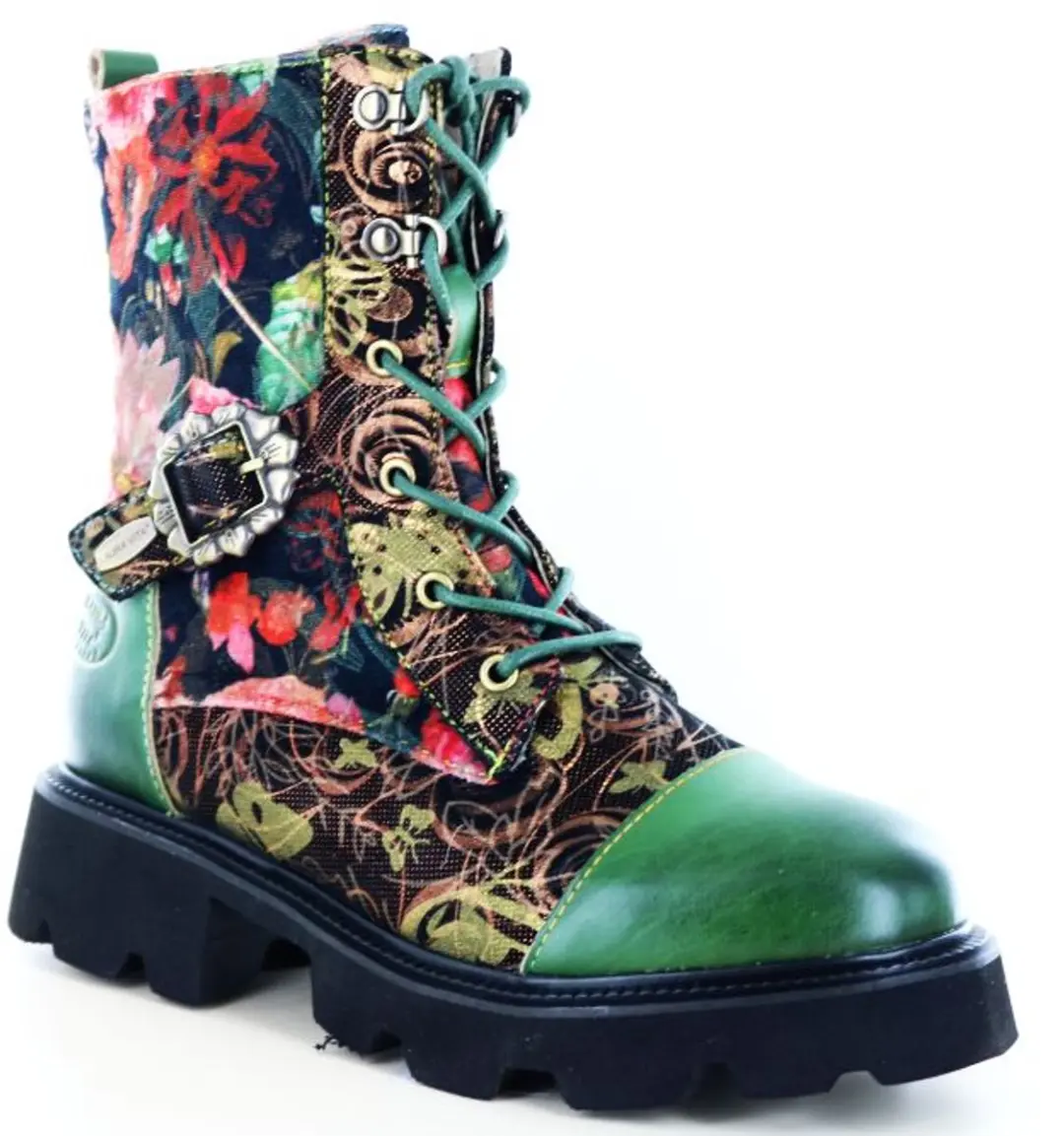 Laura Vita Kouleo 15 Veterschoenen Groen - afbeelding 2 van 6