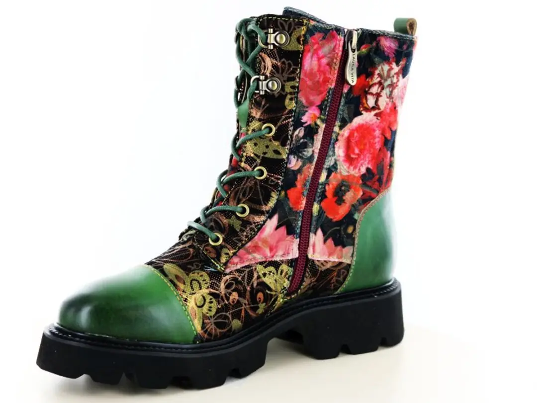 Laura Vita Kouleo 15 Veterschoenen Groen - afbeelding 4 van 6