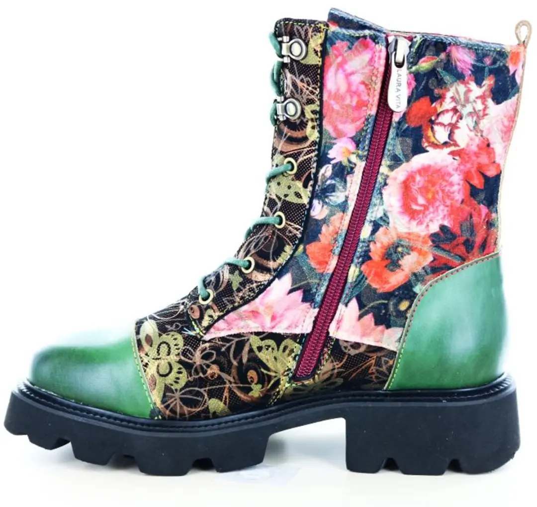 Laura Vita Kouleo 15 Veterschoenen Groen - afbeelding 3 van 6