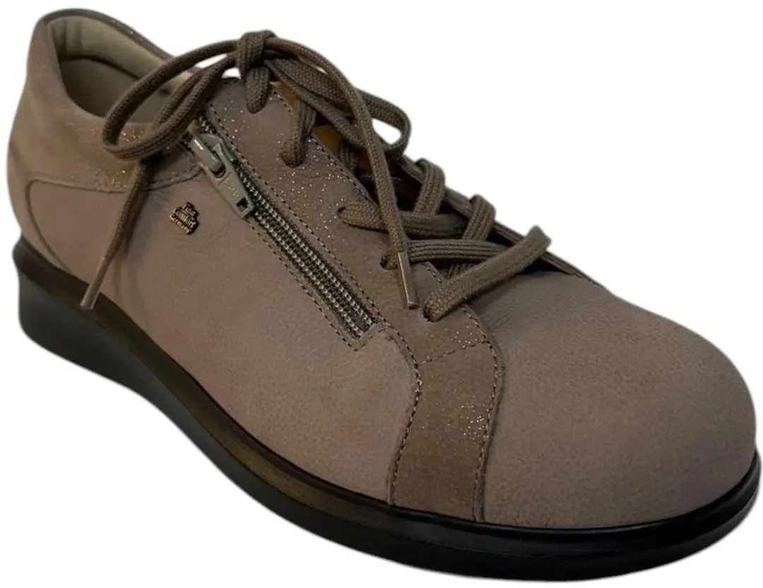 Finn Comfort Lisboa 02249 Veterschoenen Taupe - afbeelding 2 van 5