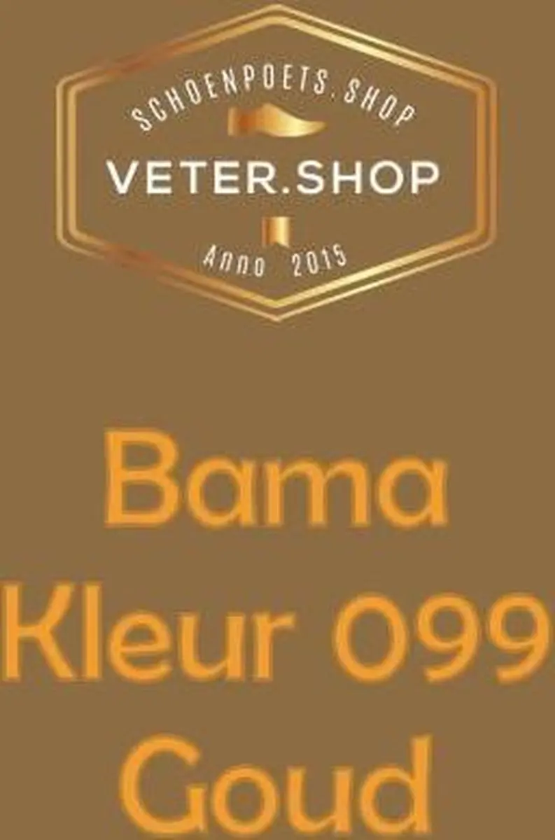 Bama G56 schoen creme voor glad leer