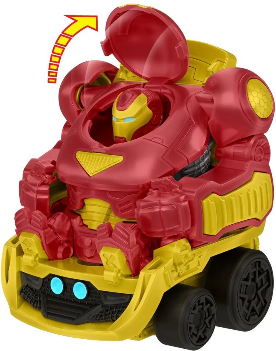 Hot Wheels Hulkbuster Truck HRY02 - Rood - afbeelding 6 van 6