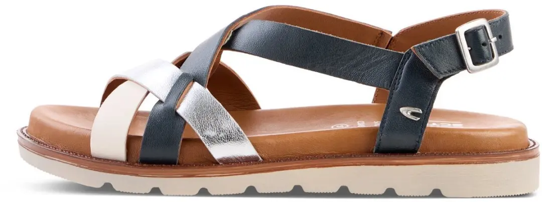 camel active Sandaal met leren voetbed - Maat - Marineblauwwomenswear-36