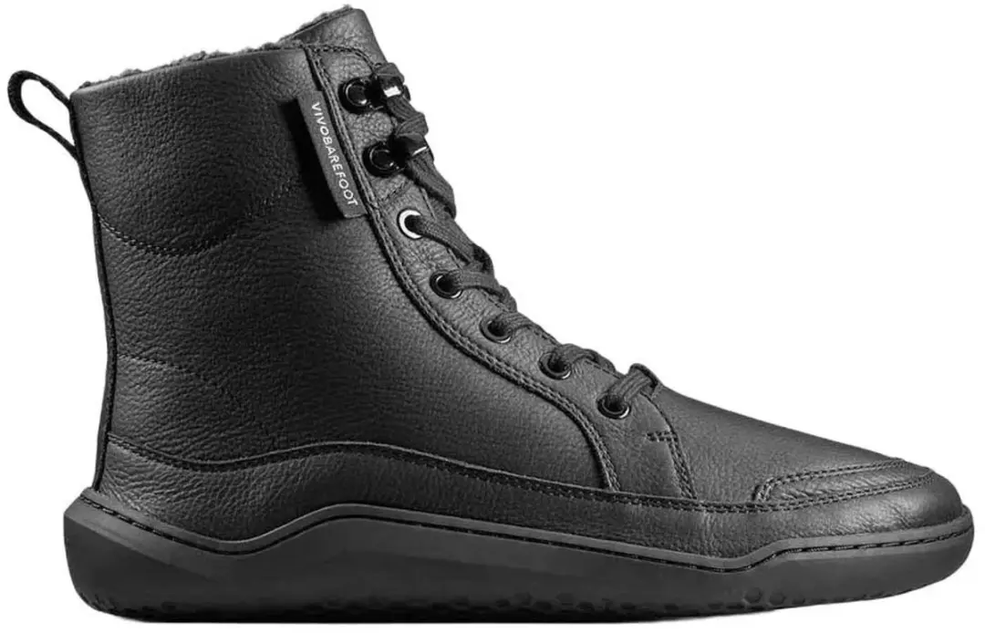 Vivobarefoot Gobi Warmlined Barefoot Laarzen Zwart EU 37 Vrouw