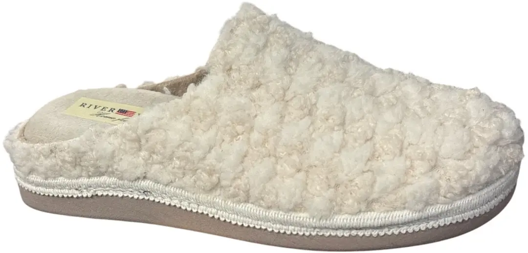 River Woods Pantoffel Ecru