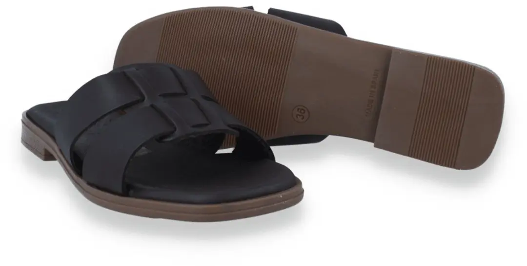 Oh! My Sandals Dames Slipper | Bruin | Maat: 39