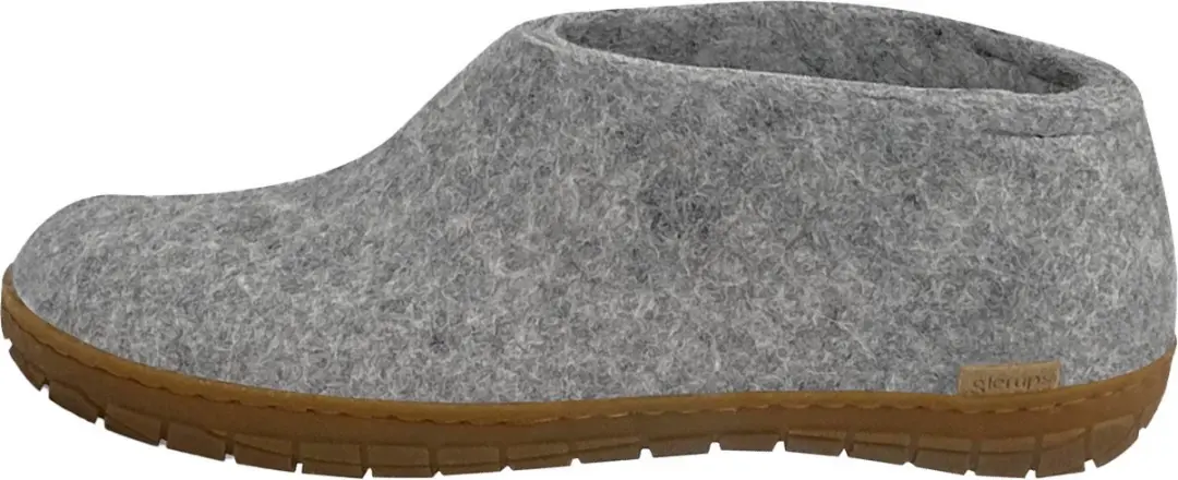 glerups Dames en Heren slippers rubberen zool