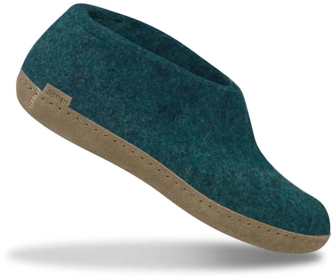 Glerups schoen laag model, leren zool