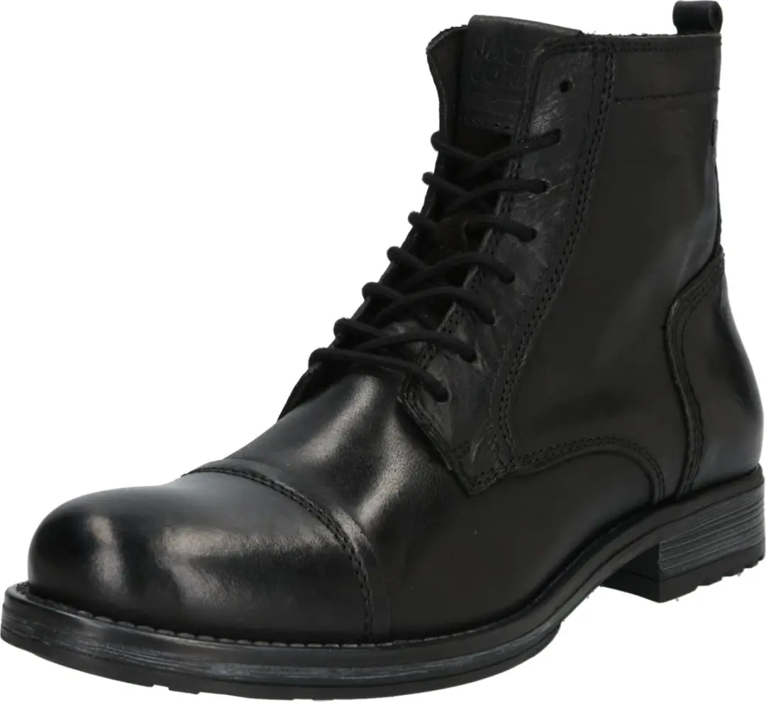 JACK&JONES JFWRUSSEL LEATHER ANTHRACITE 19 LN Heren Laarzen