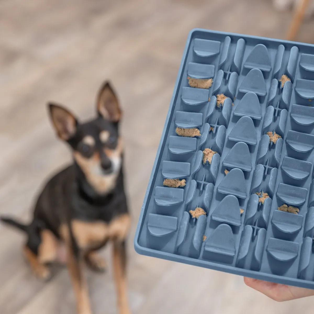 Trixie Lick'n'Snack Mat Siliconen - Blauw 30 cm