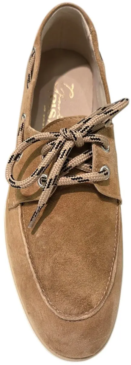 Gianluca Pisati Sidney Camoscio Cuoio Veterschoenen - Bruin - 39 - afbeelding 2 van 4