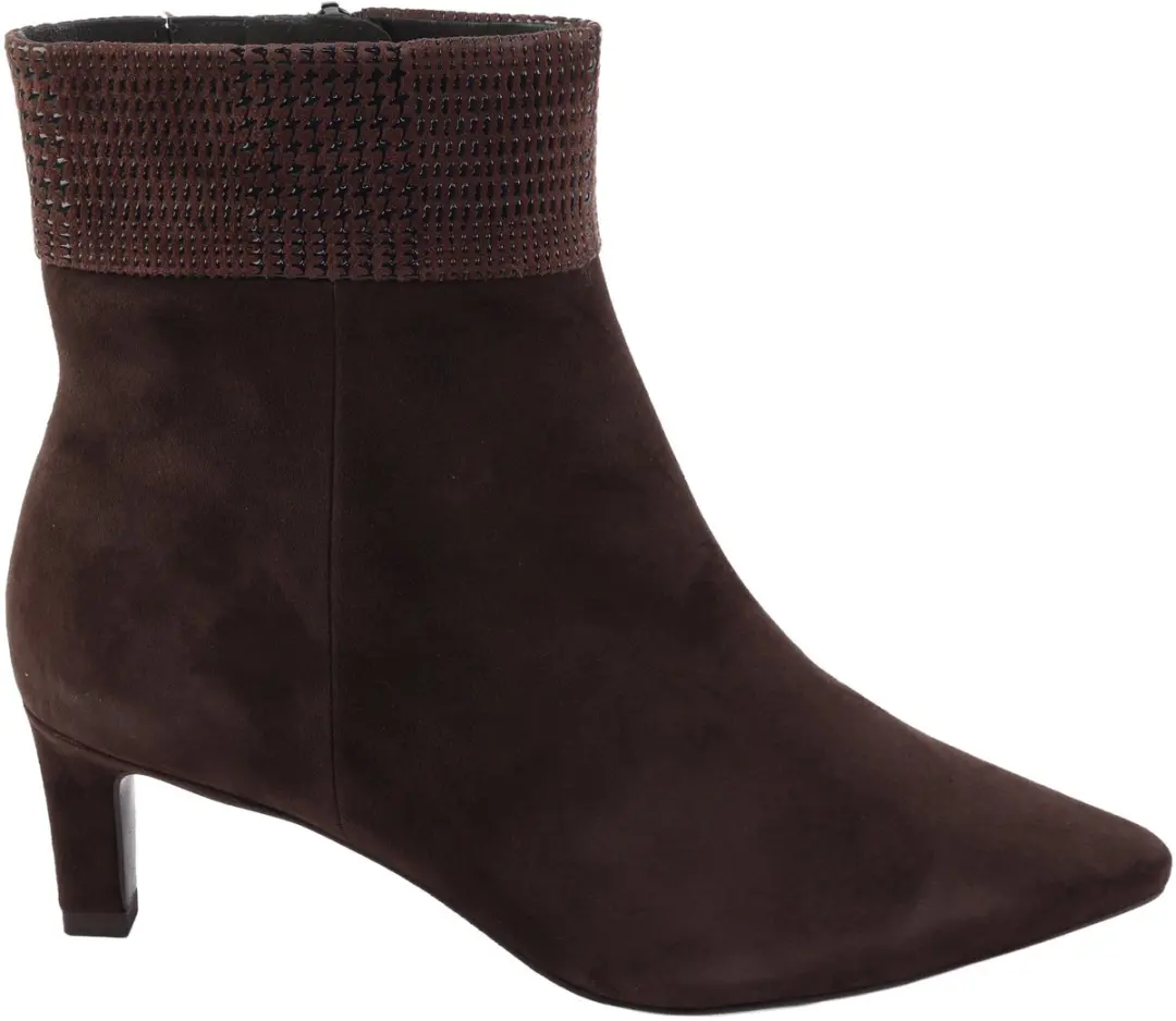 Peter Kaiser - 75338 - Enkellaarzen Vrouwen - bruin nubuck/suede - 38.5