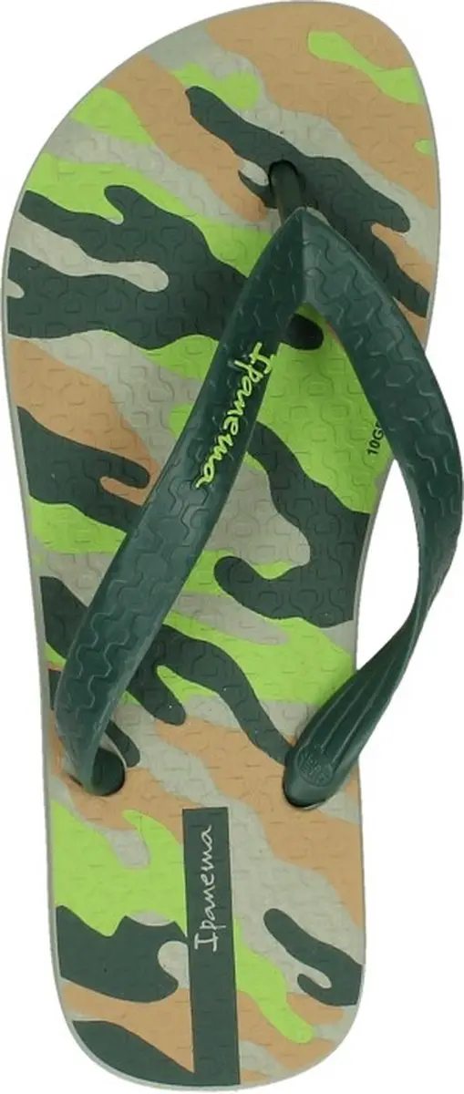Ipanema Classic Kids Slippers Heren Junior - Green/Beige - Maat 31/32