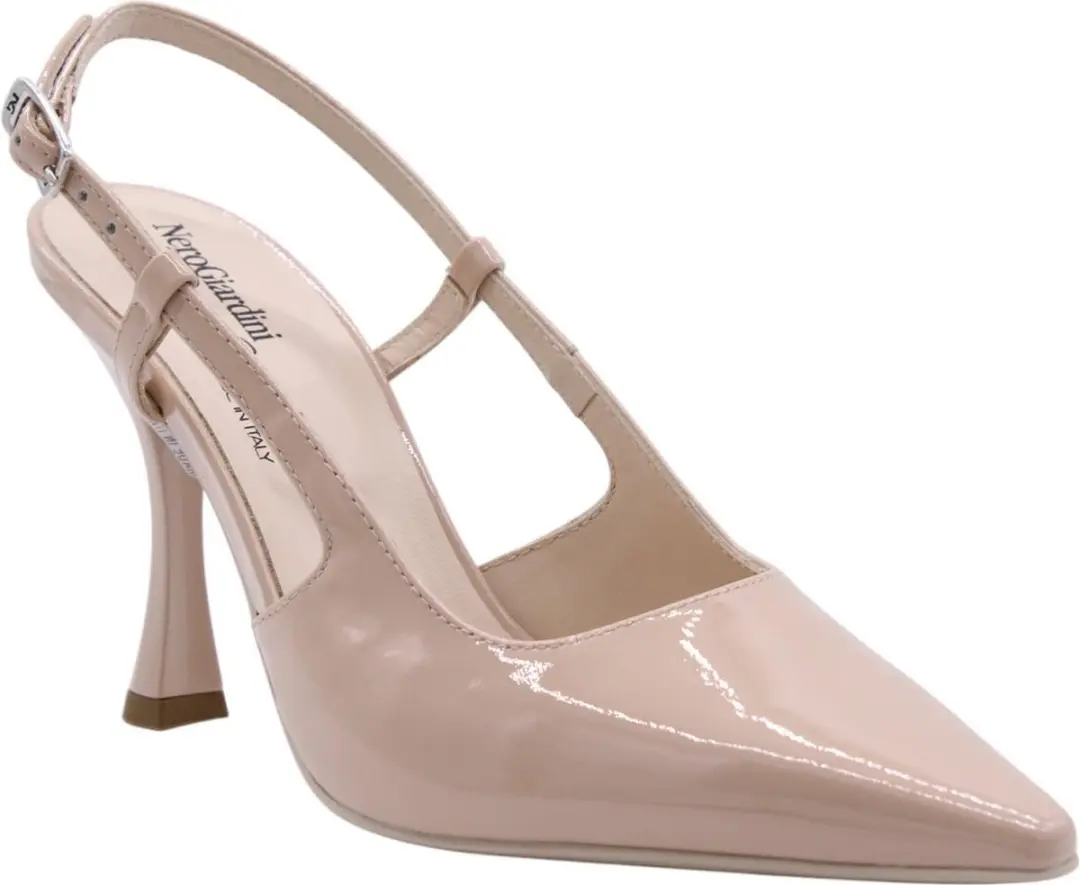 Schoenen Met Hak Nerogiardini Vernice Cipria 6027 Tpu Tito Naturale