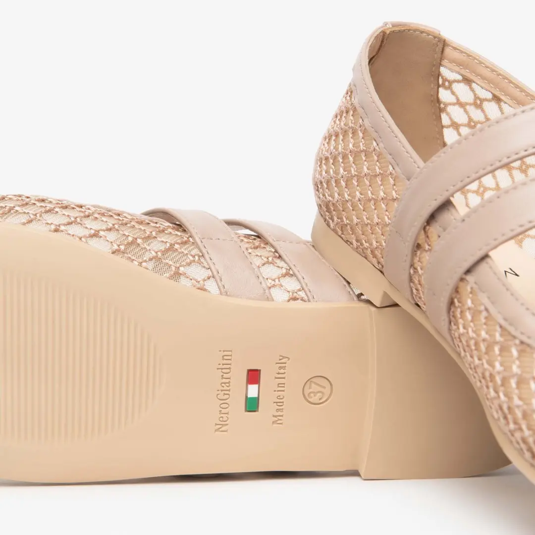Elegante Schoenen Nerogiardini T.Palladium Net Rosa Nappa Pandora Femme Tpu Avel